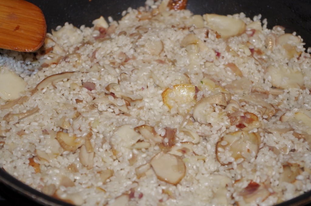 Risotto crémeux aux cèpes et Pancetta - Cuisine italienne © par Fanny GRW - Recettes d'ici et d'ailleurs