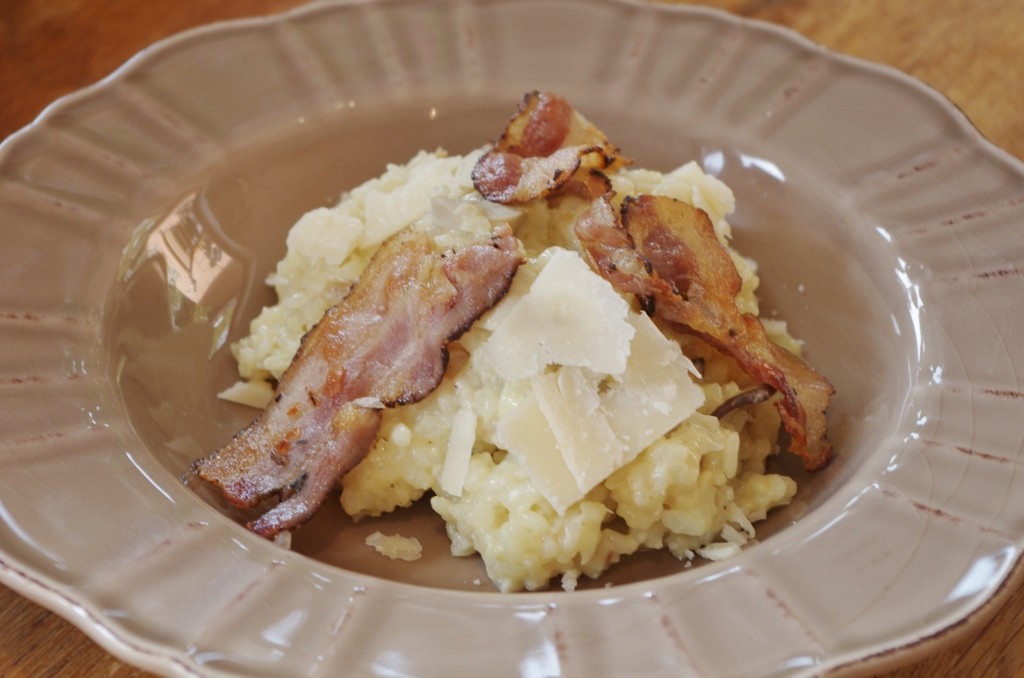 Risotto crémeux aux cèpes et Pancetta - Cuisine italienne © par Fanny GRW - Recettes d'ici et d'ailleurs