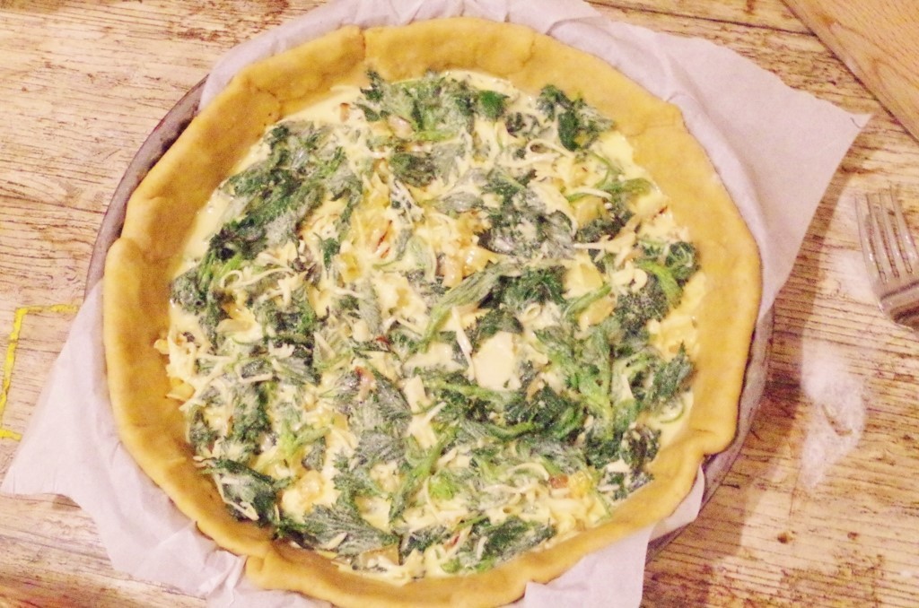 Quiche aux orties sauvages © Recettes d'ici et d'ailleurs
